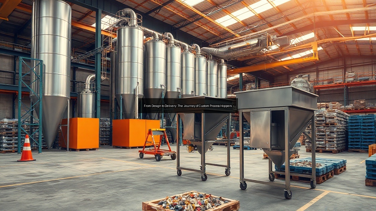 recycling custom process hoppers warehousing custom process guardrails